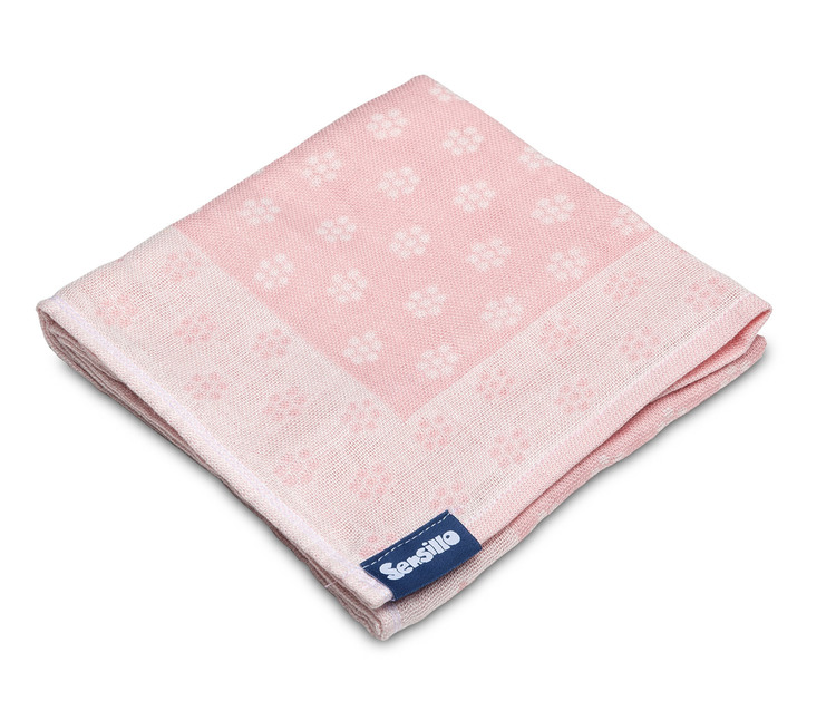 BAMBUSWINDEL 65X75 ROSA BLUMEN
