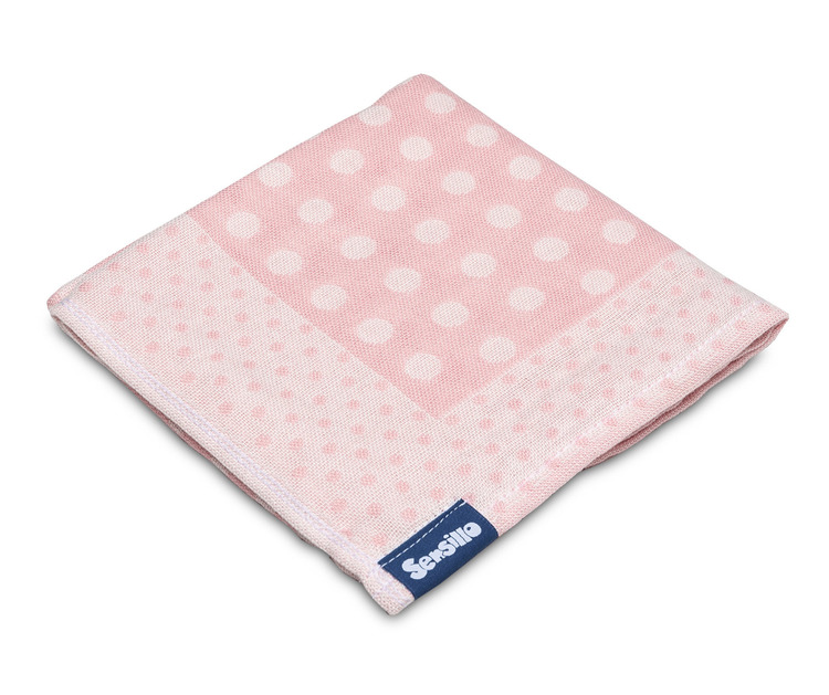 BAMBUSWINDEL 65X75 ROSA PUNKTE