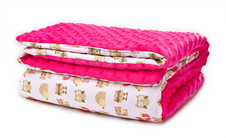 29698 RASPBERRY KOCYK 2-STR SOFT 75x100