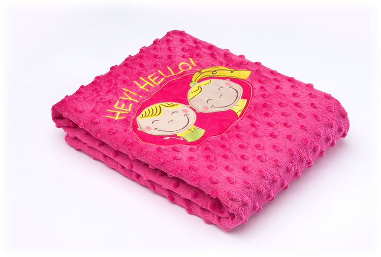 23214 SUPERPLUSH ROSE KOCYK 2-STR HEYHELLO 75x100
