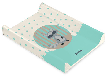 KEILWICKELAUFLAGE 70 CM LOVELY FRIENDS – WASCHBÄR PLATIN