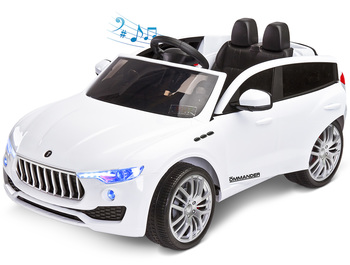 BATTERIEBETRIEBENES FAHRZEUG COMMANDER WHITE