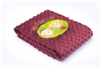23139 SUPERPLUSH BROWN KOCYK 2-STR HEYHELLO 75x100